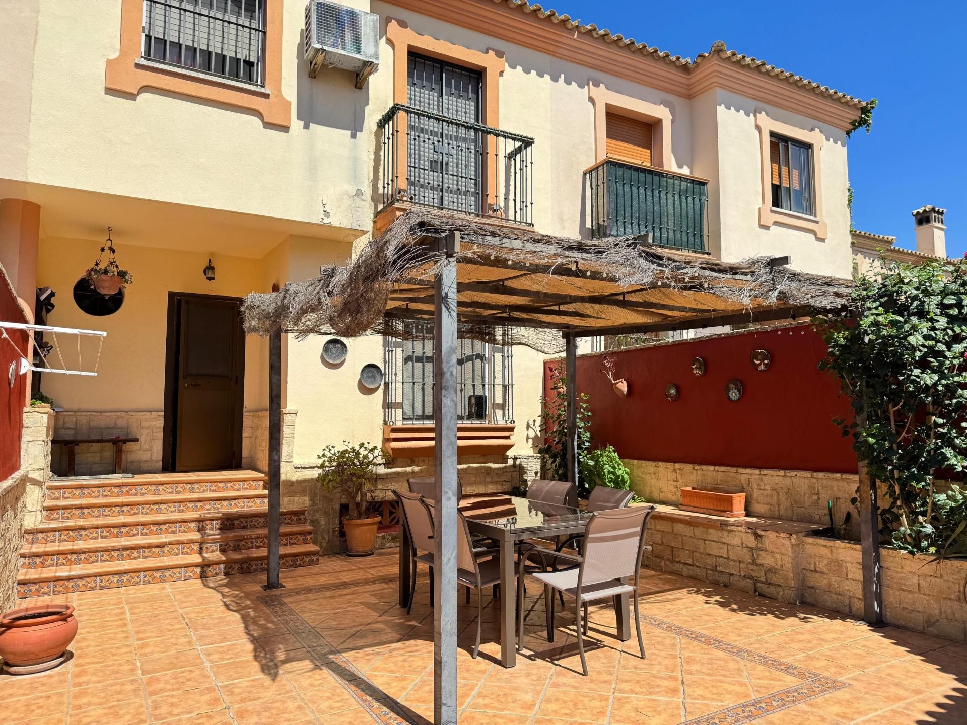 Terrace of Single-family semi-detached for sale in Puerto Real  with Air Conditioner