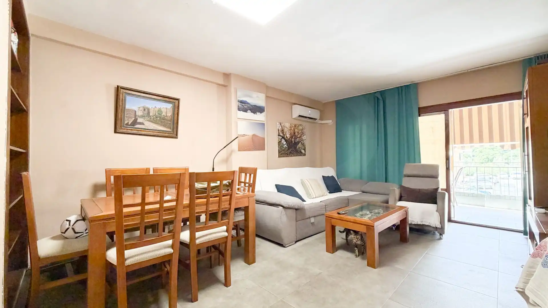 Sala d'estar de Pis en venda en Málaga amb Aire condicionat, Calefacció i Terrassa