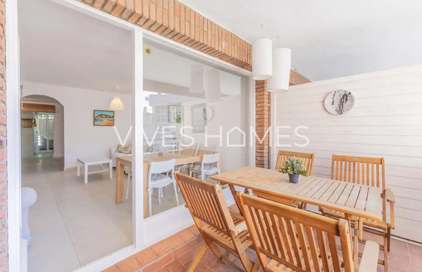 Comedor de Piso en venta en Caldes d'Estrac con Calefacción, Terraza y Balcón