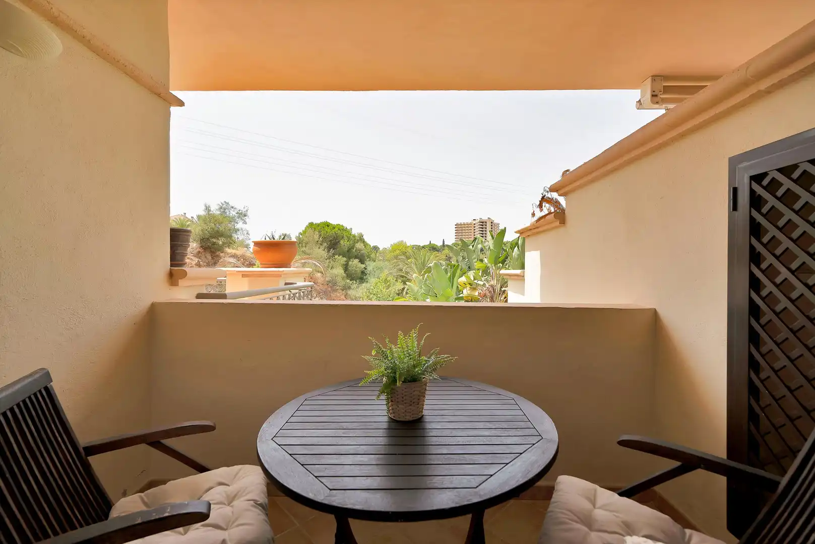 Terrace of Apartments for rent in Marbella  with Air Conditioner, Heating and Private garden