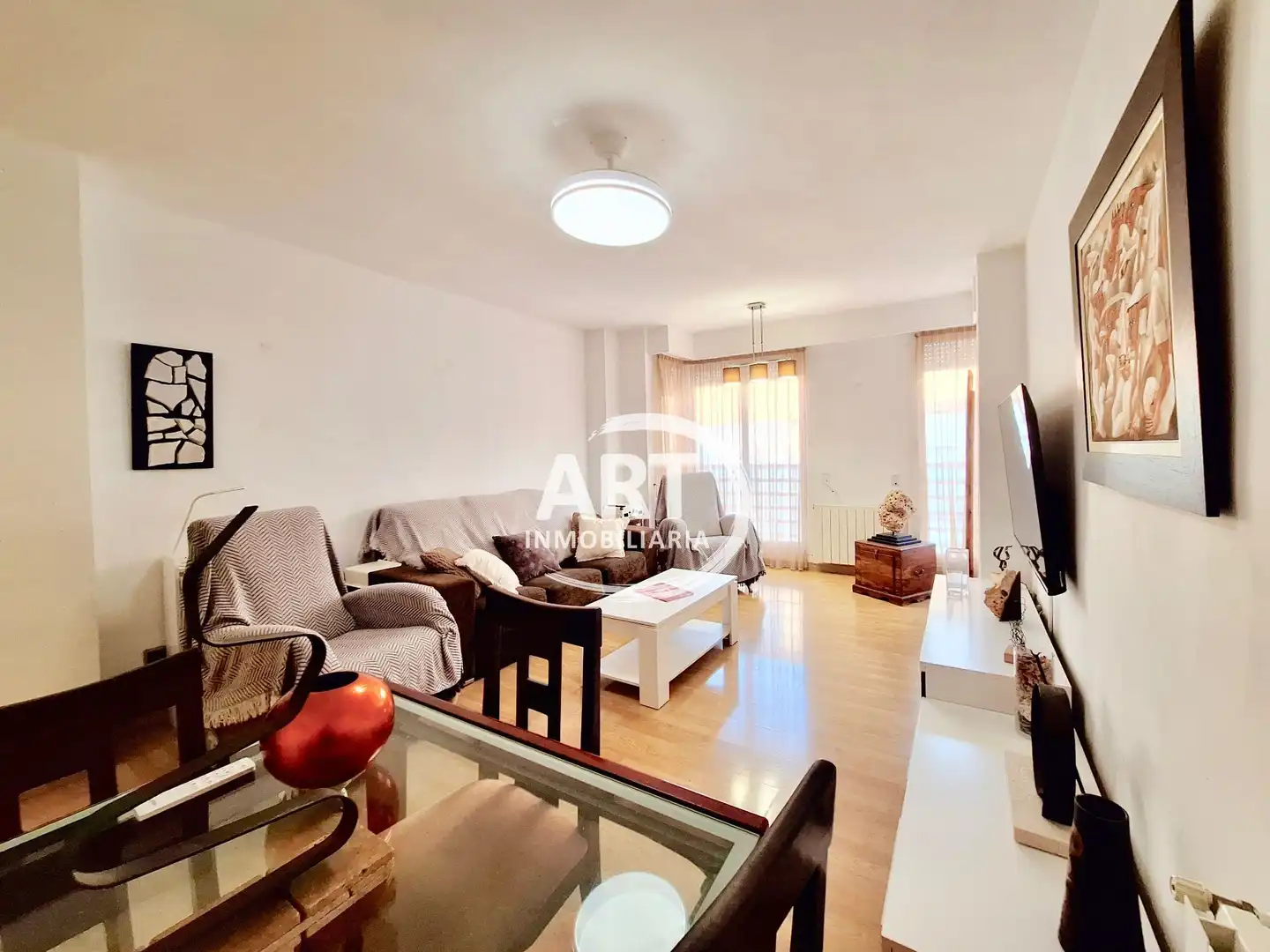 Wohnzimmer von Wohnung zum Verkauf in Alboraya mit Klimaanlage und Heizung