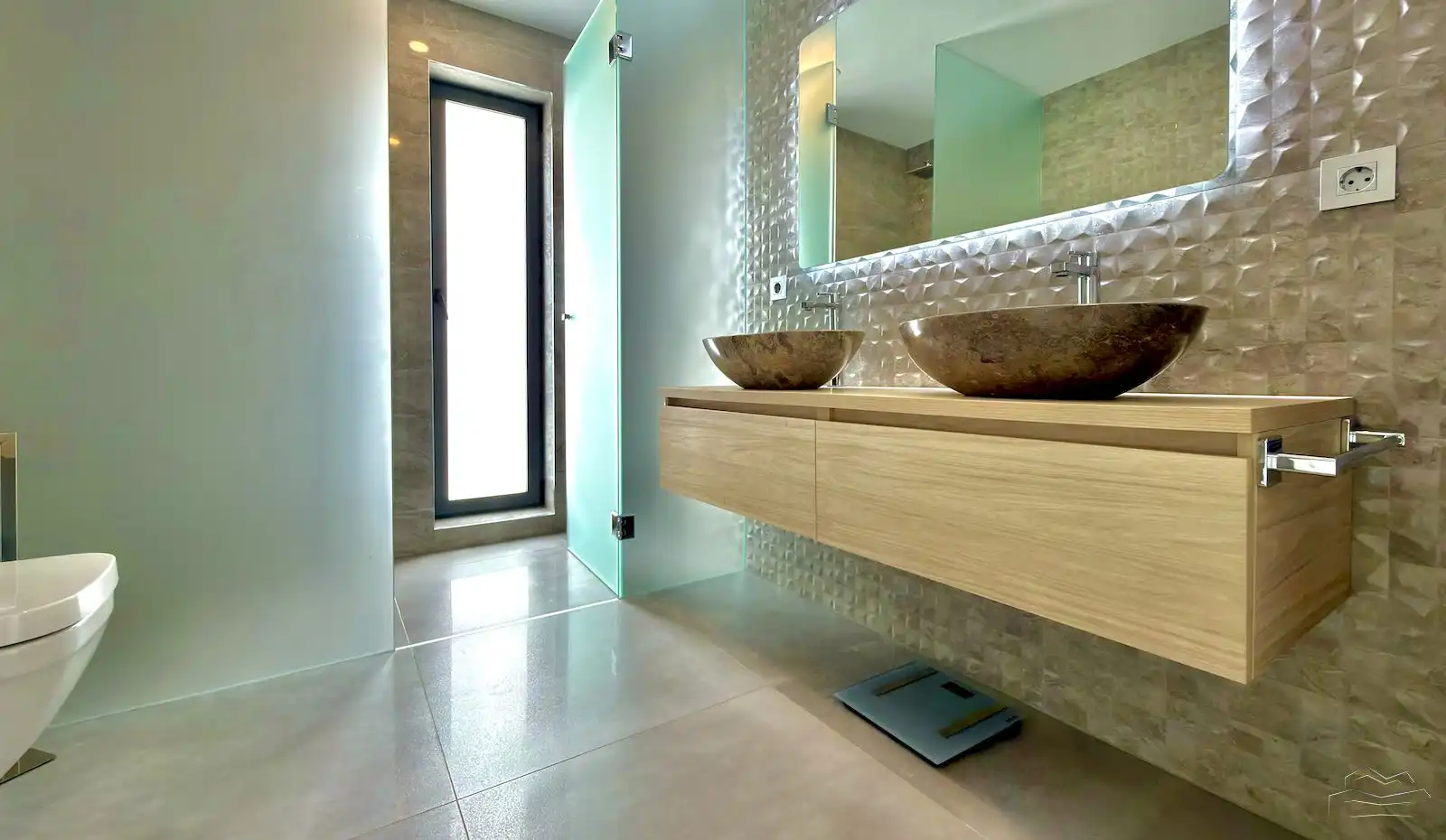 Bathroom of Houses for sale in Jávea / Xàbia  with Air Conditioner, Heating and Private garden