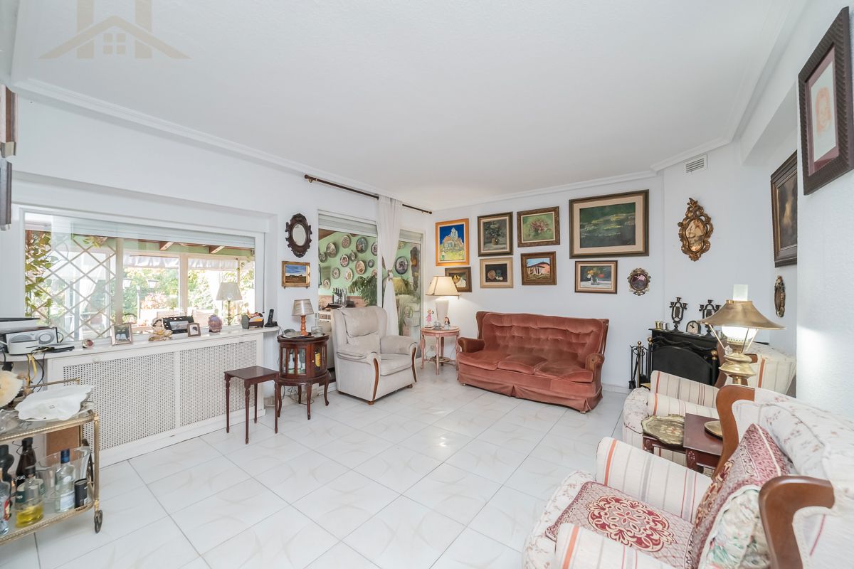 Sala de estar de Casa adosada en venta en Las Rozas de Madrid
