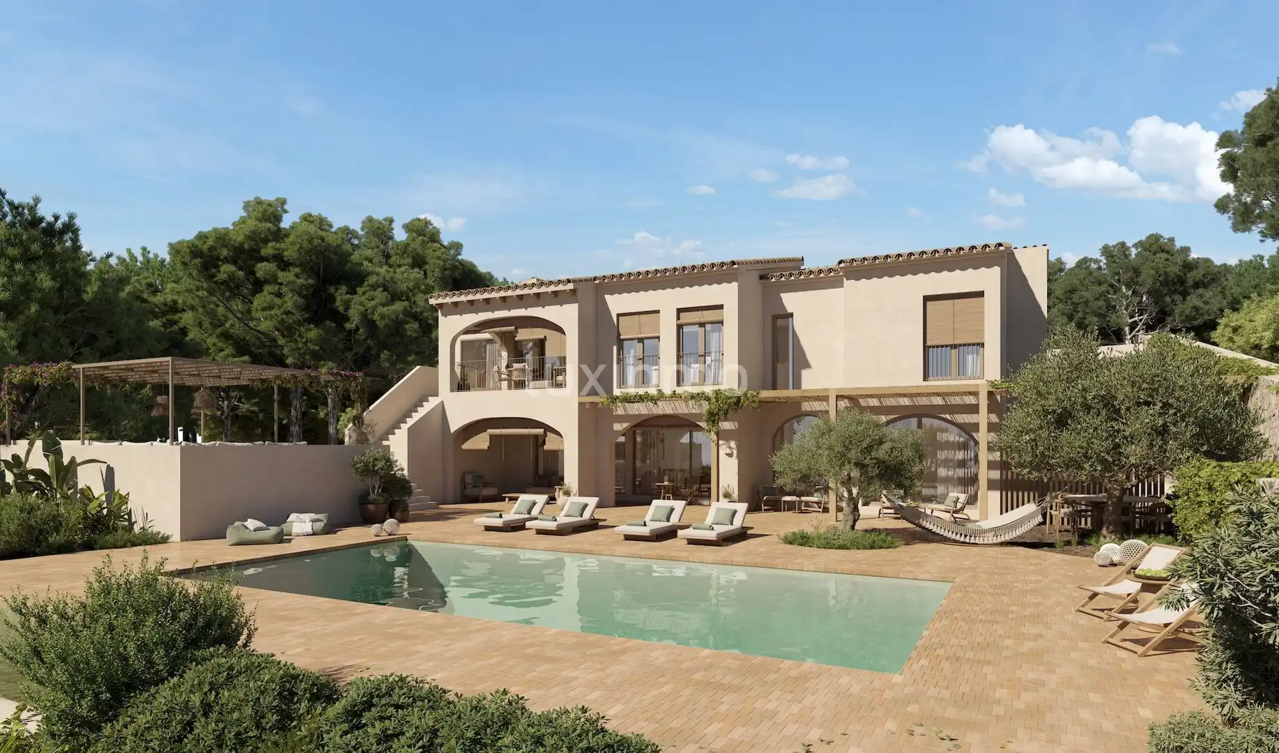Villa mit Pool zum Verkauf in La Fustera