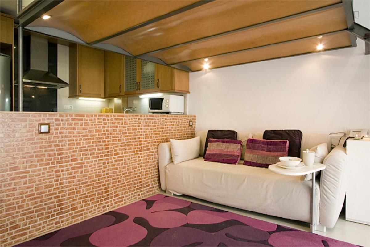 Estudio de alquiler en El Raval