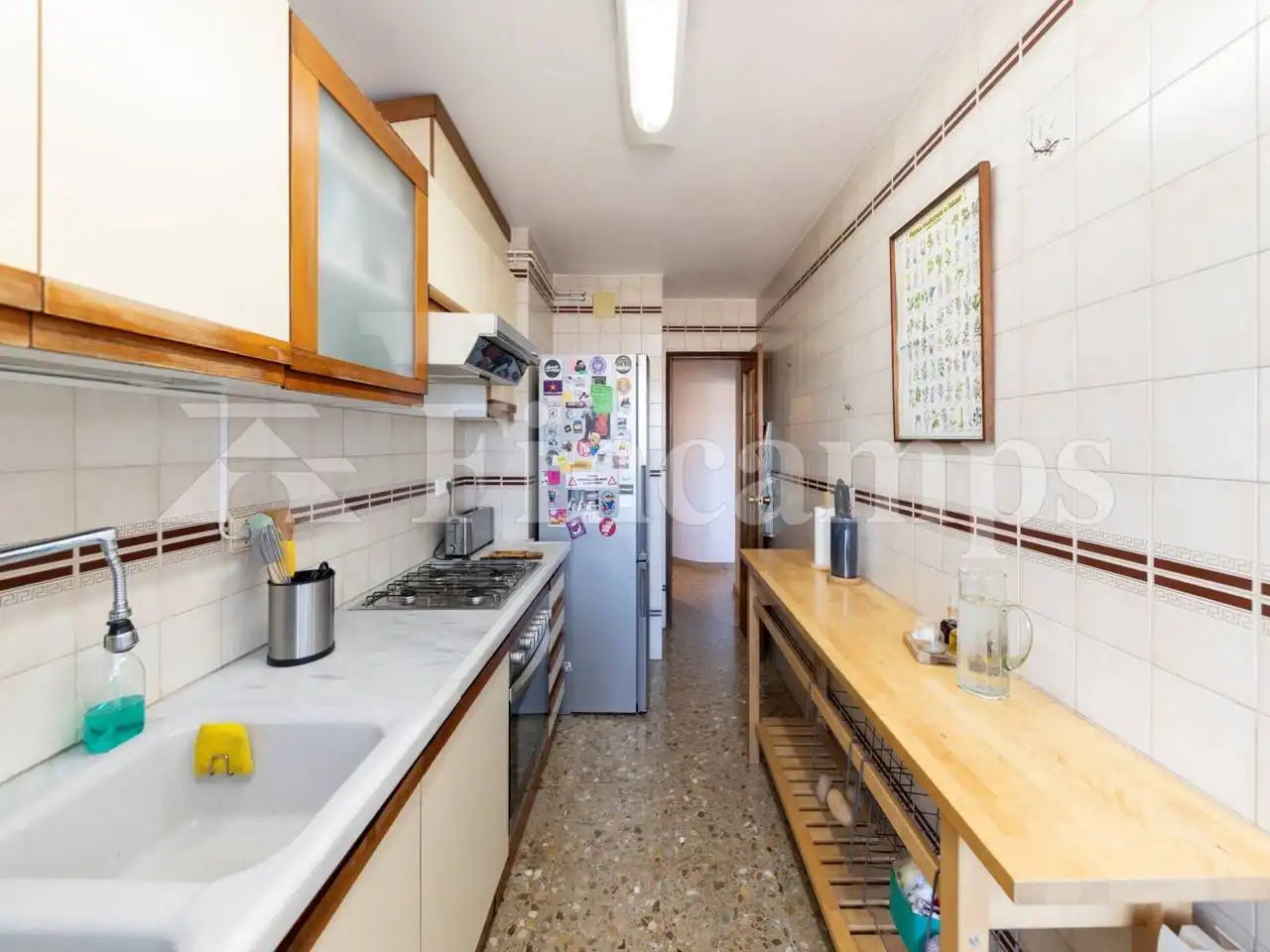 Küche von Wohnung zum Verkauf in Sabadell mit Heizung, Terrasse und Balkon