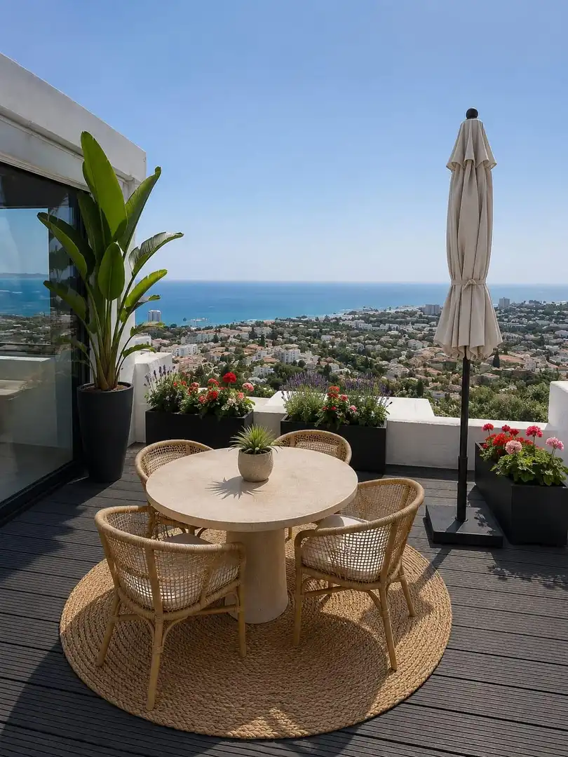 Terrace of Attic for sale in Mijas  with Heating, Terrace and Community pool