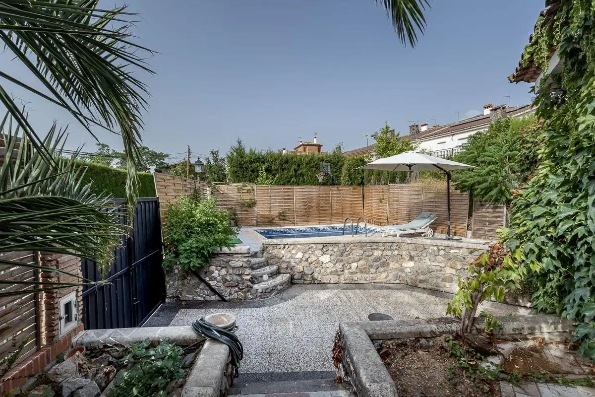Terraza de Casa o chalet en venta en Cájar con Calefacción, Jardín privado y Piscina