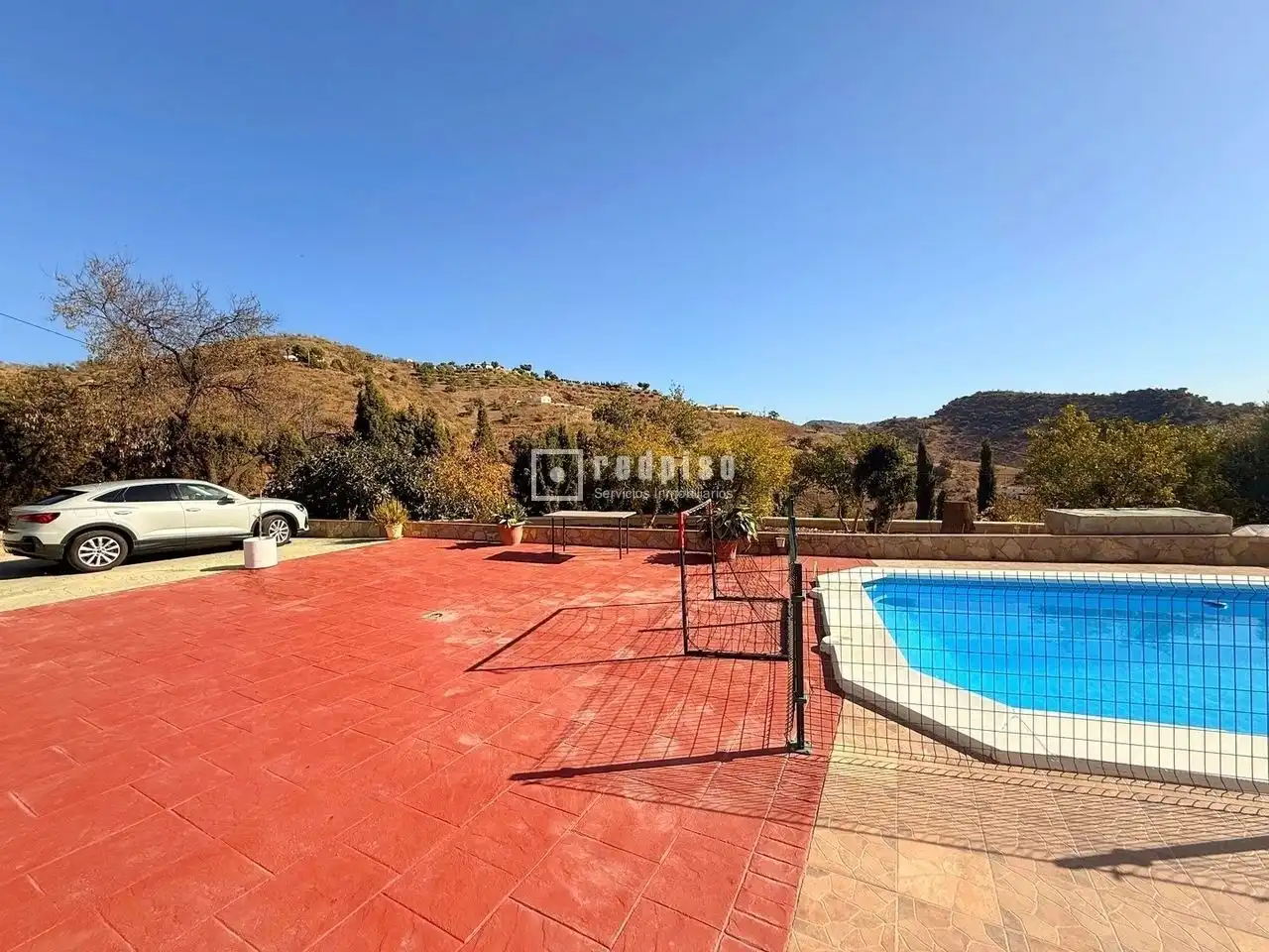Schwimmbecken von Haus oder Chalet zur Miete in Almogía mit Heizung, Privatgarten und Terrasse