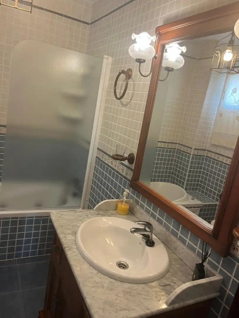 Bathroom of Houses for rent in Comares  with Furnished, Washing machine and Pets allowed