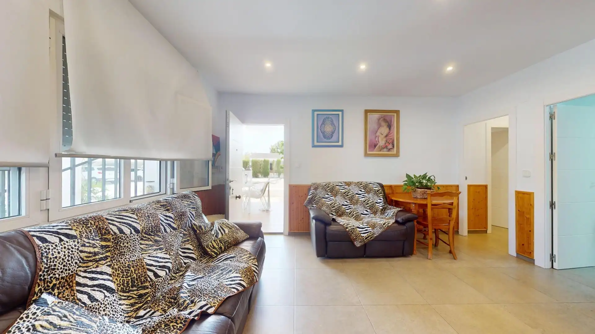 Living room of Houses for sale in Elche / Elx  with Air Conditioner, Private garden and Terrace