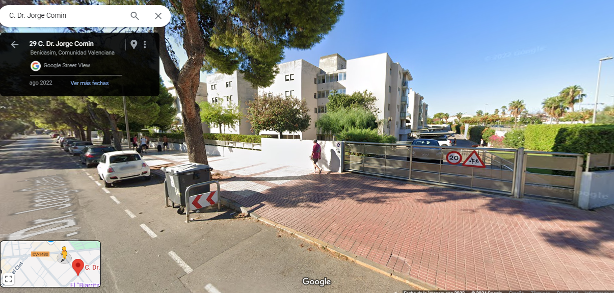 Exterior view of Garage for sale in Benicasim / Benicàssim  with Alarm