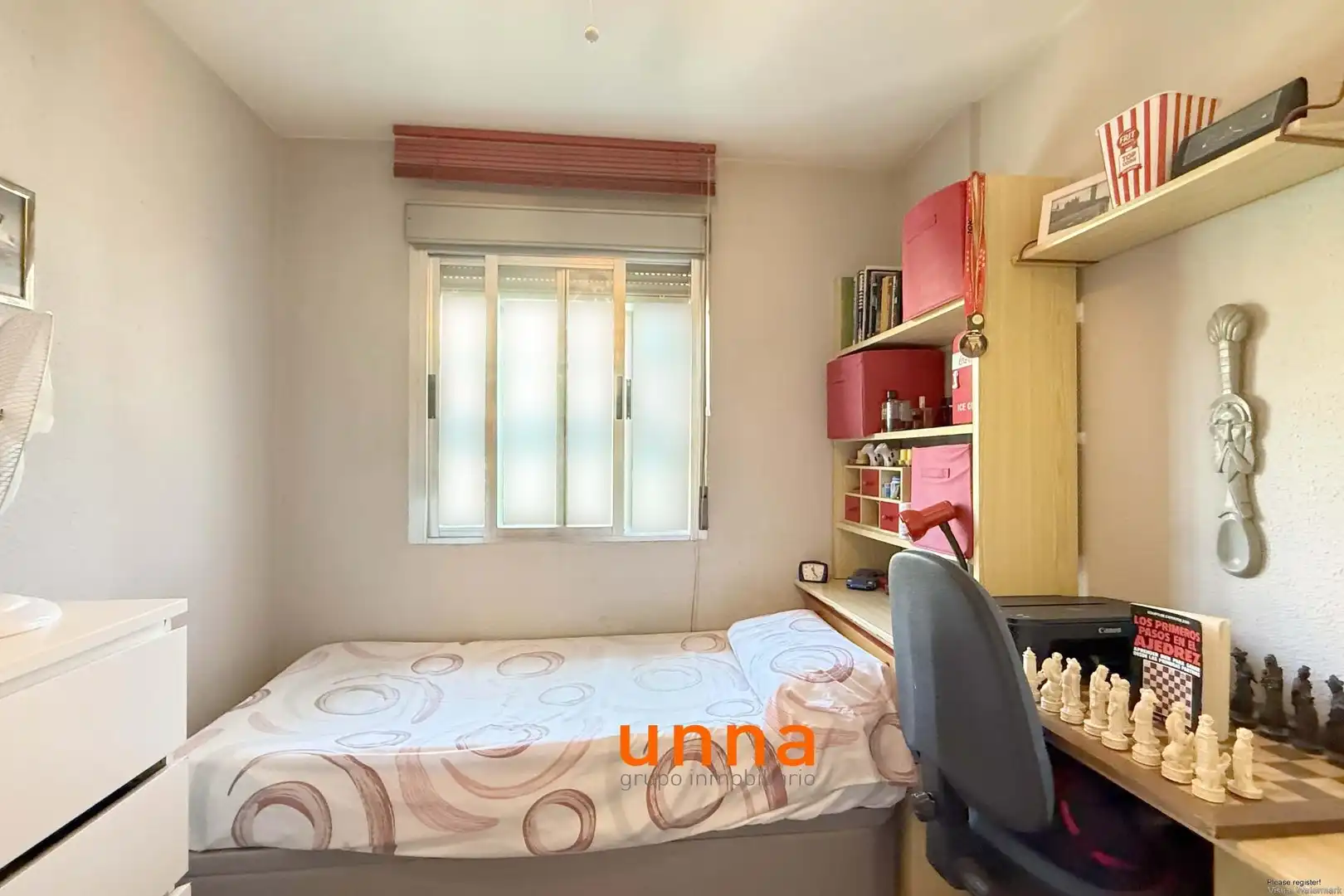 Bedroom of Flat for sale in Móstoles  with Air Conditioner, Parquet flooring and Terrace