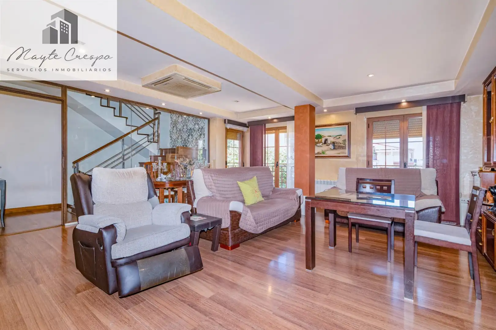 Living room of Detached homes for sale in Granada  with Air Conditioner, Terrace and Furnished