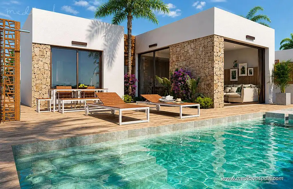 Xalet amb piscina en venda a Las Lomas de Rame - Bahía Bella