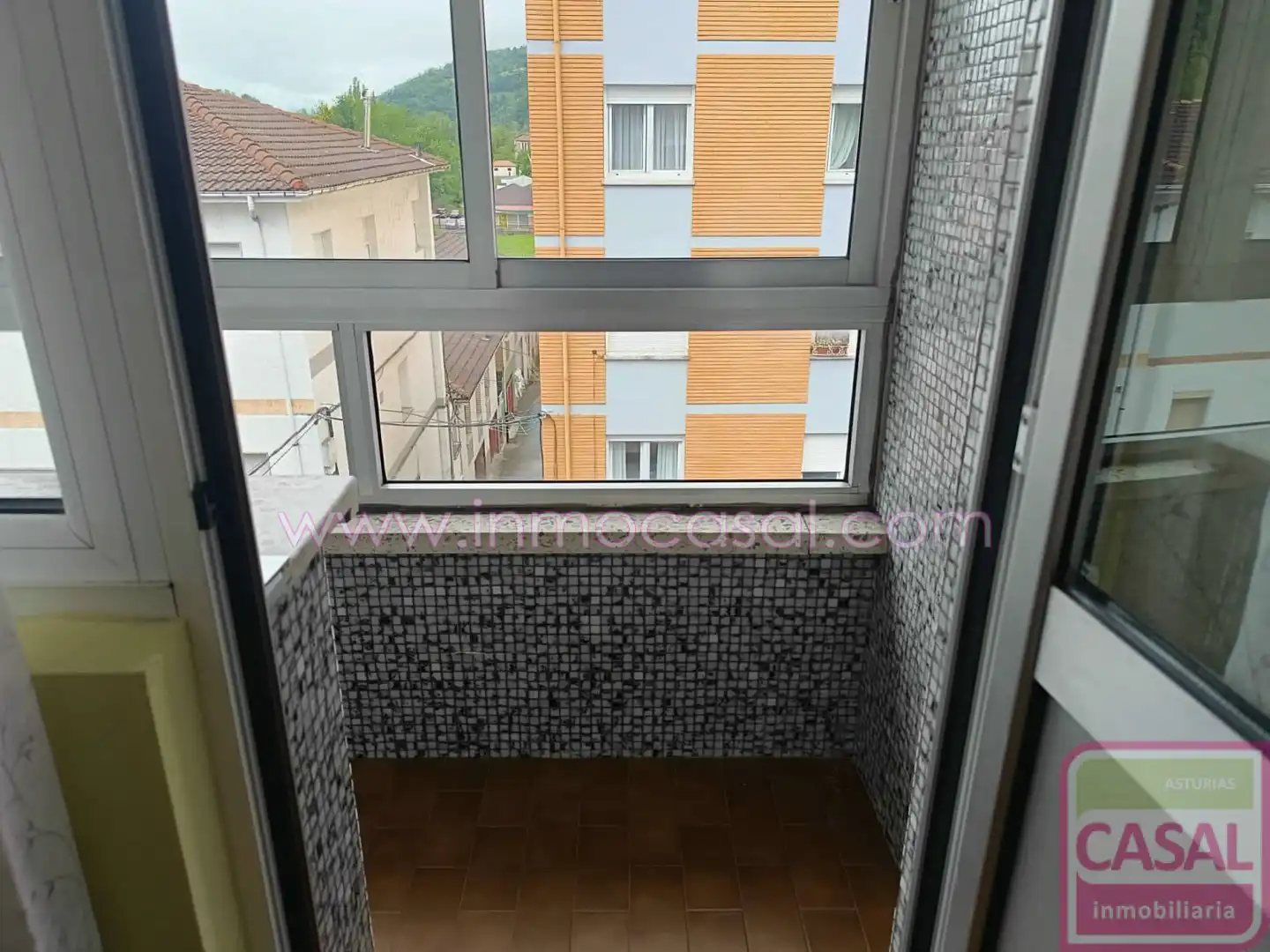 Balcony of Flat for rent in Aller  with Heating, Terrace and Storage room