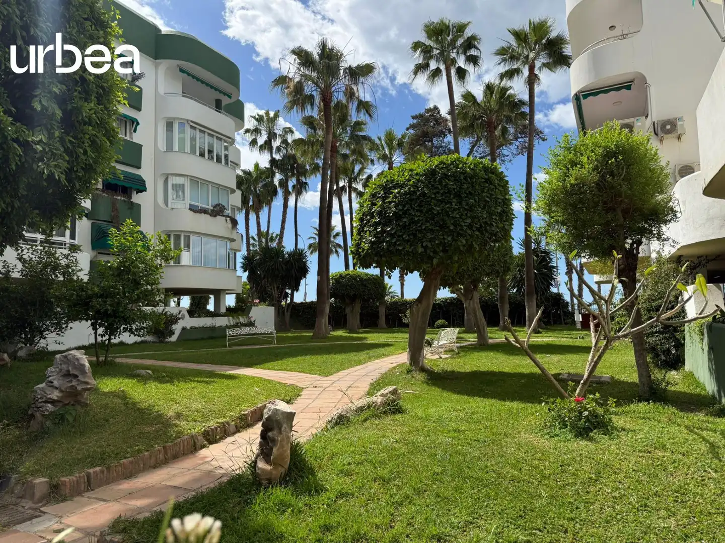 Garden of Flat for sale in Málaga  with Air Conditioner, Heating and Private garden