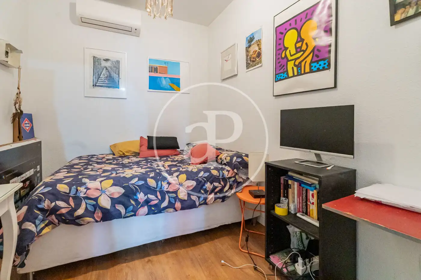 Bedroom of Flat for rent in Madrid  with Air Conditioner, Heating and Balcony