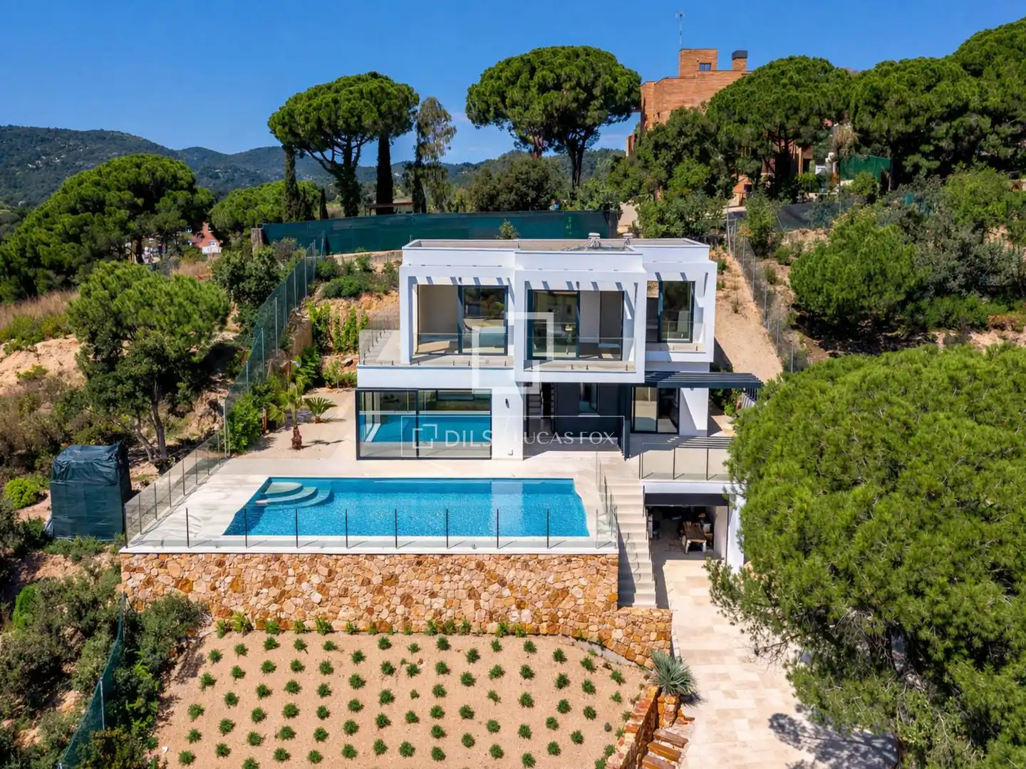 Vista exterior de Casa o xalet en venda en Lloret de Mar amb Aire condicionat, Calefacció i Jardí privat