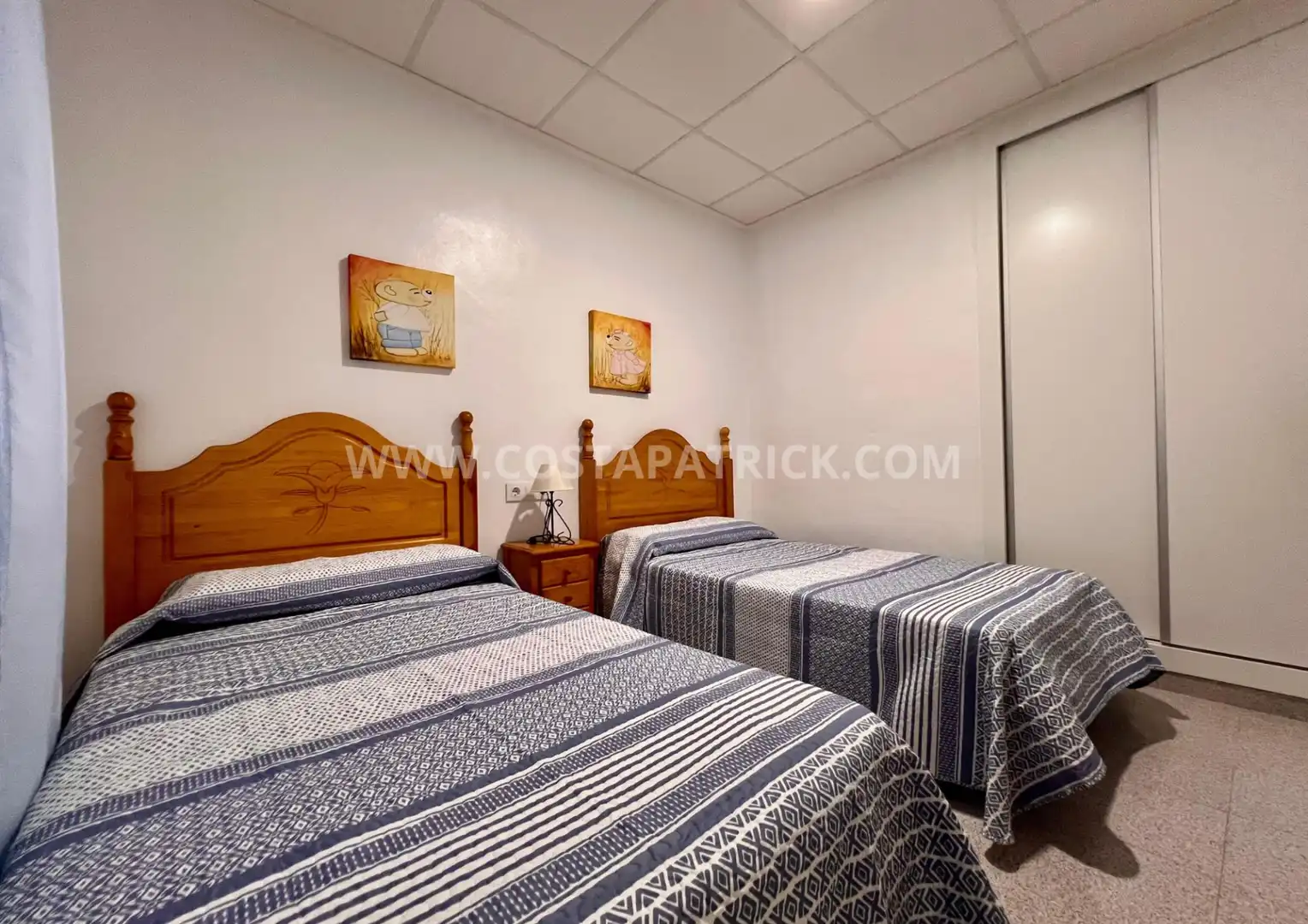 Schlafzimmer von Einfamilien-Reihenhaus zur Miete in Los Alcázares mit Klimaanlage, Möbliert und Ofen