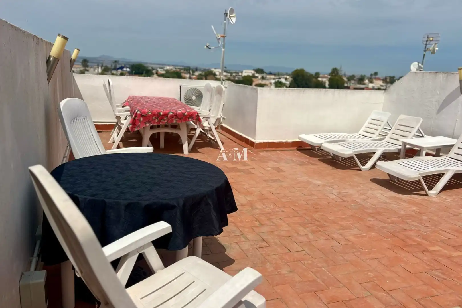 Terrace of Apartments for rent in Torrevieja  with Heating, Furnished and Oven