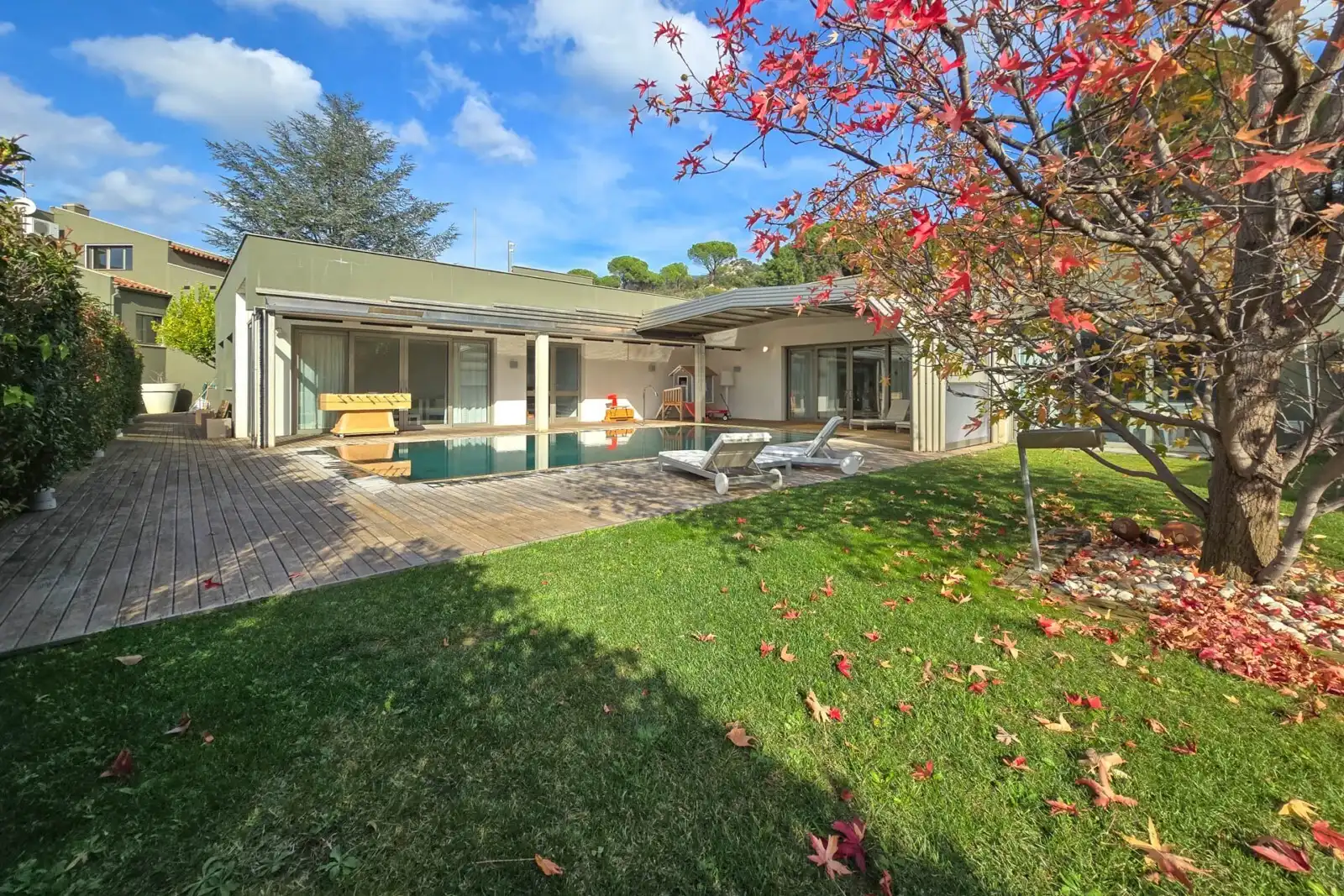 Jardín de Casa o chalet en venta en La Jonquera con Aire acondicionado, Calefacción y Jardín privado