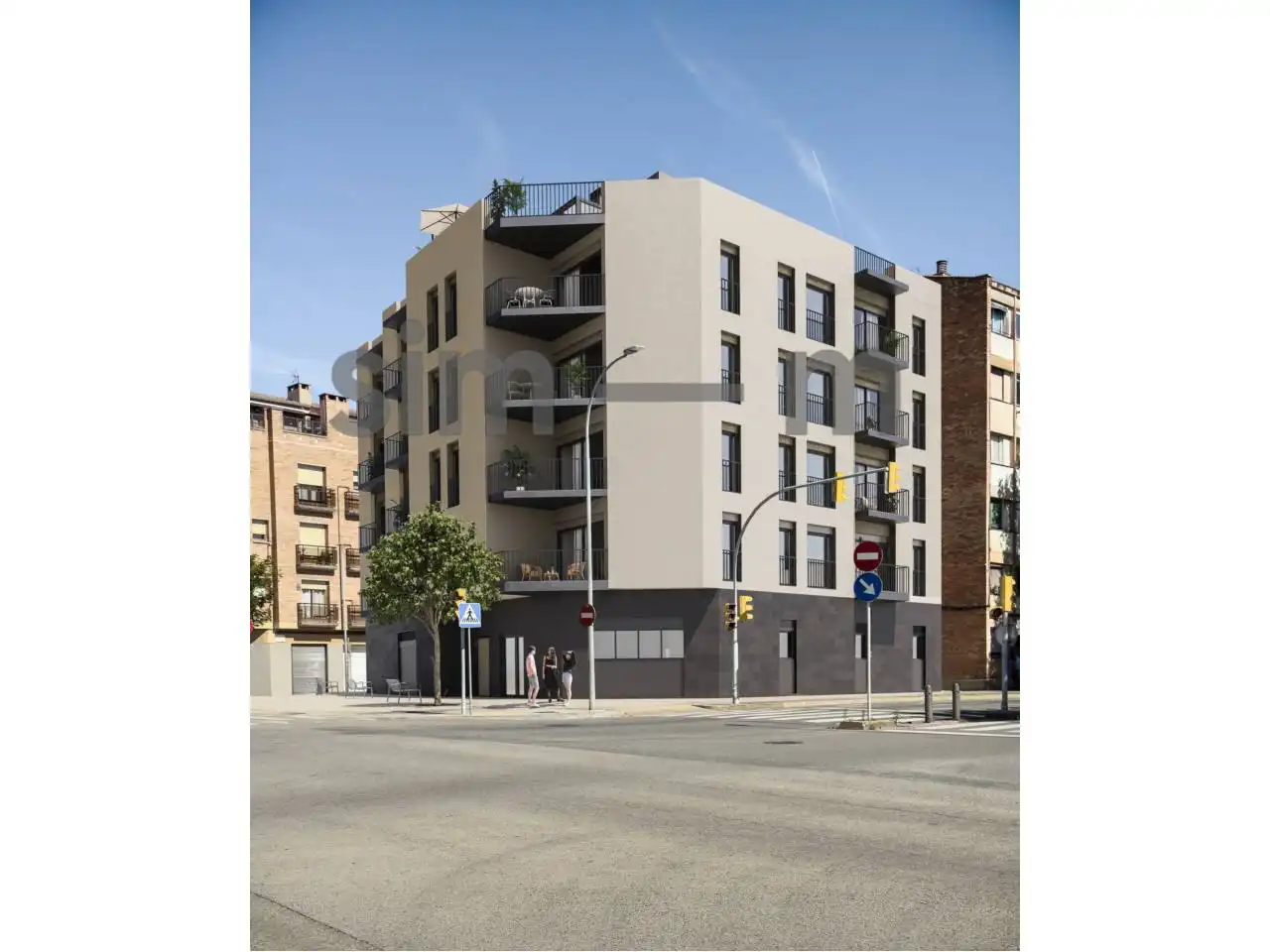 Exterior view of Flat for sale in Vic  with Air Conditioner, Heating and Terrace