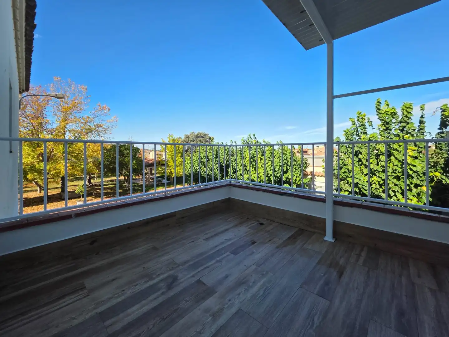 Terrassa de Casa o xalet en venda en Almacelles amb Calefacció, Jardí privat i Terrassa
