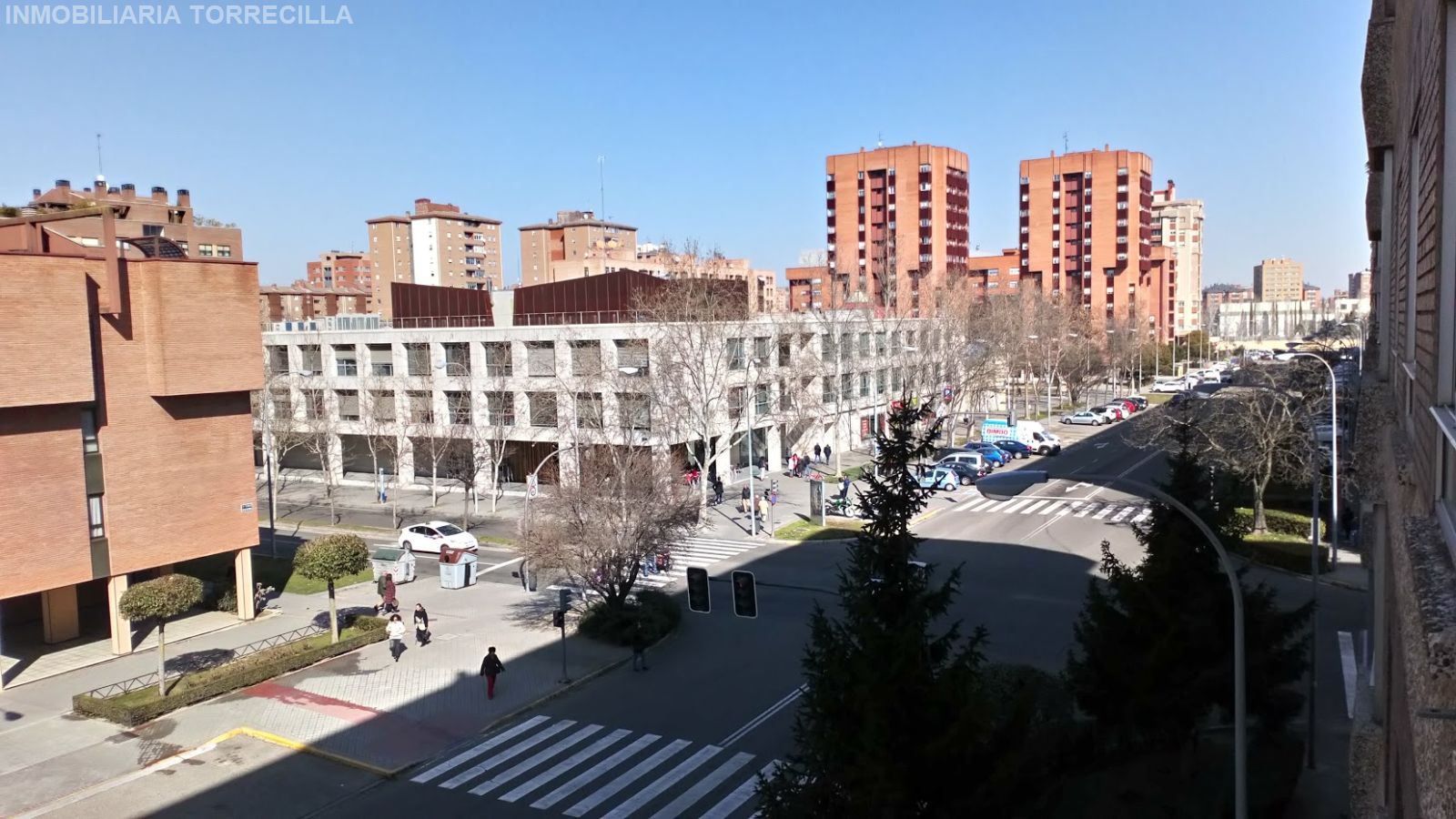 Vista exterior de Pis en venda en Valladolid Capital amb Calefacció, Parquet i Terrassa