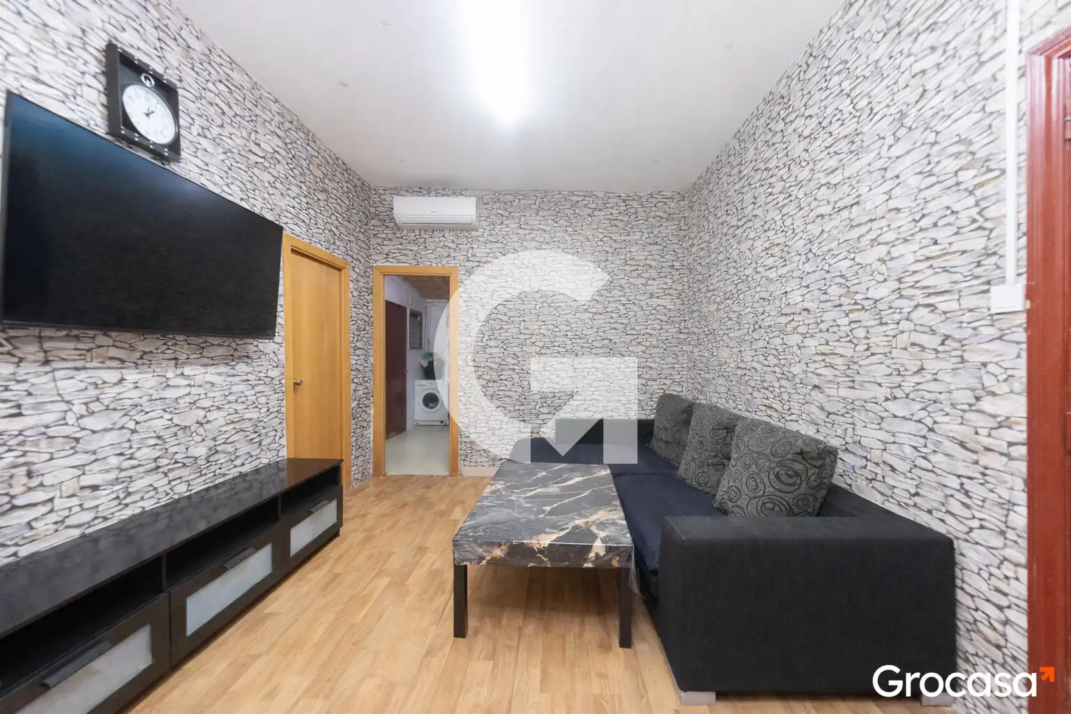 Sala de estar de Planta baja en venta en L'Hospitalet de Llobregat con Aire acondicionado, Horno y Lavadora