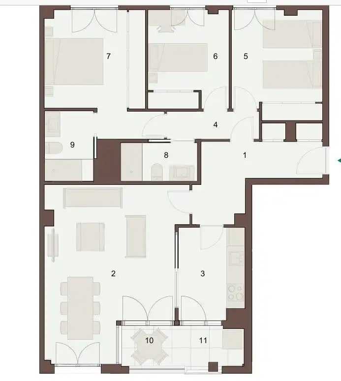 Appartement avec piscine à louer à CRUCES, imagen 46