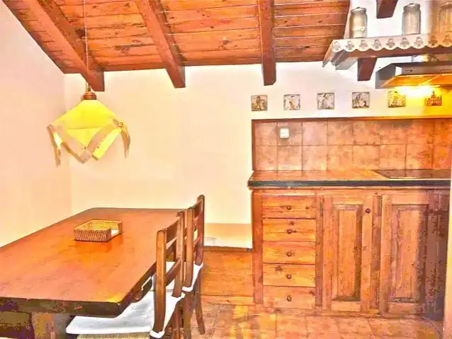 Esszimmer von Country house zur Miete in Sallent de Gállego mit Balkon