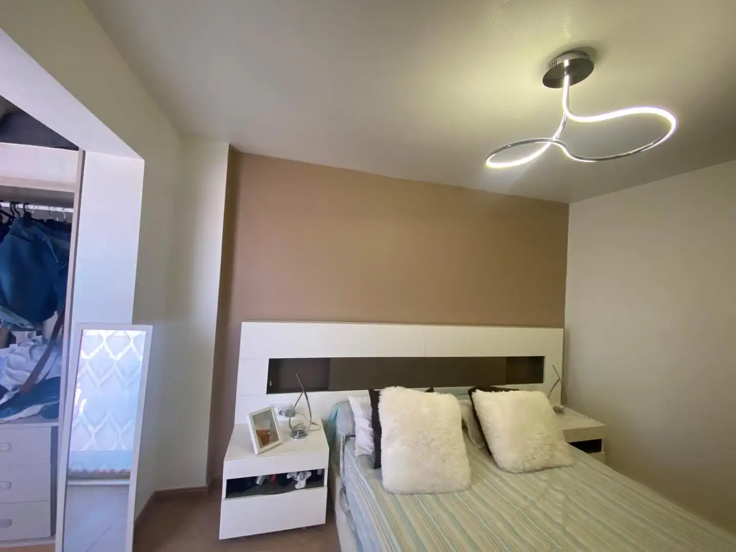 Schlafzimmer von Dachboden zum Verkauf in Lorca mit Klimaanlage, Heizung und Terrasse