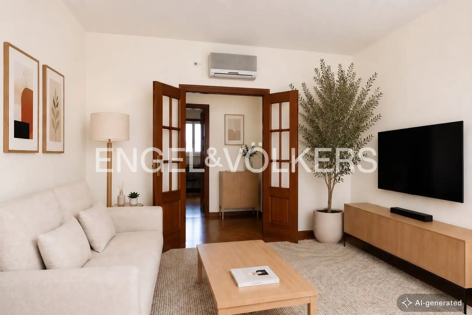 Sala de estar de Piso en venta en Madrid con Aire acondicionado, Calefacción y Parquet