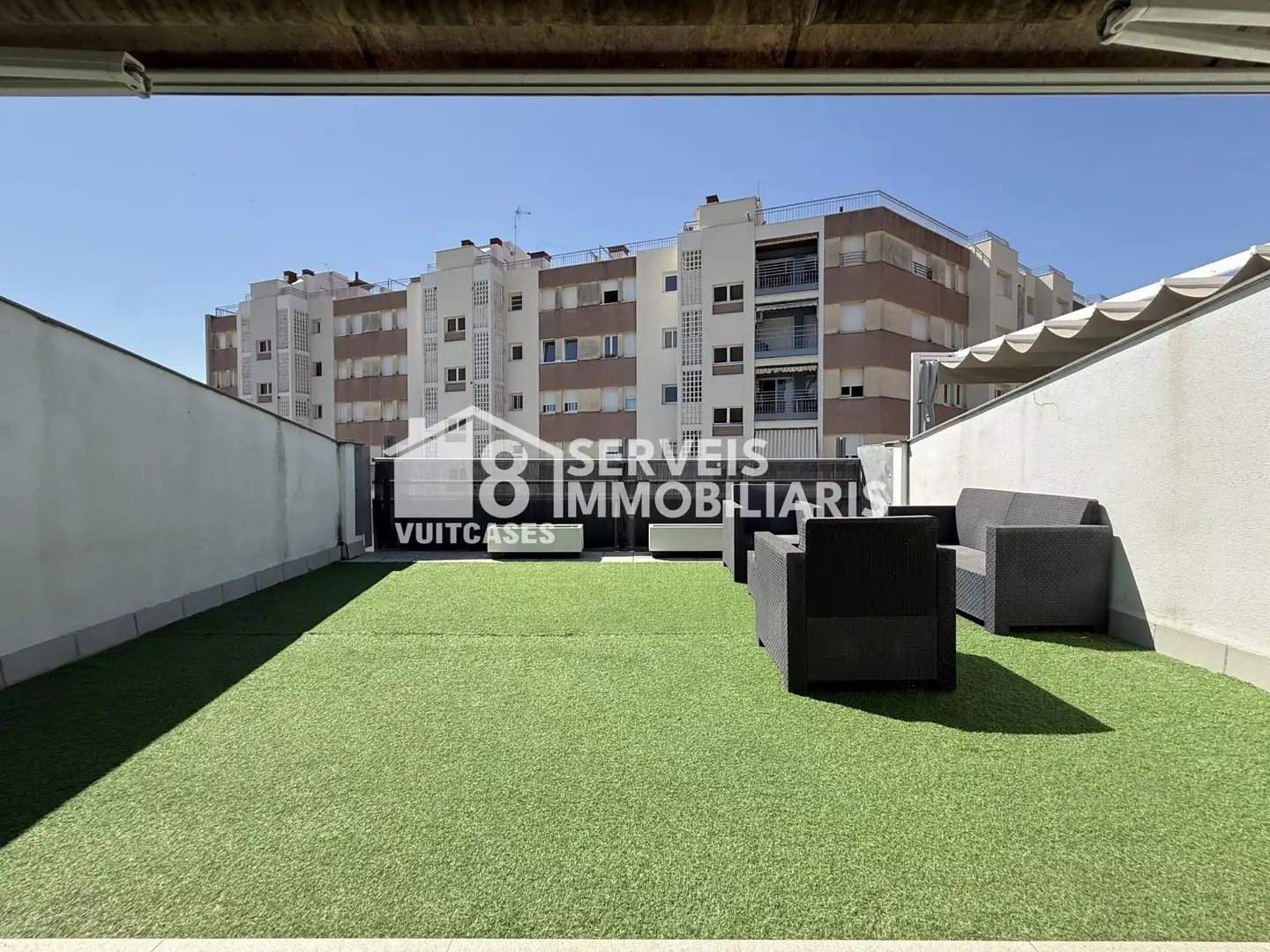 Terraza de Dúplex de alquiler en Sant Vicenç de Montalt con Calefacción, Terraza y Horno
