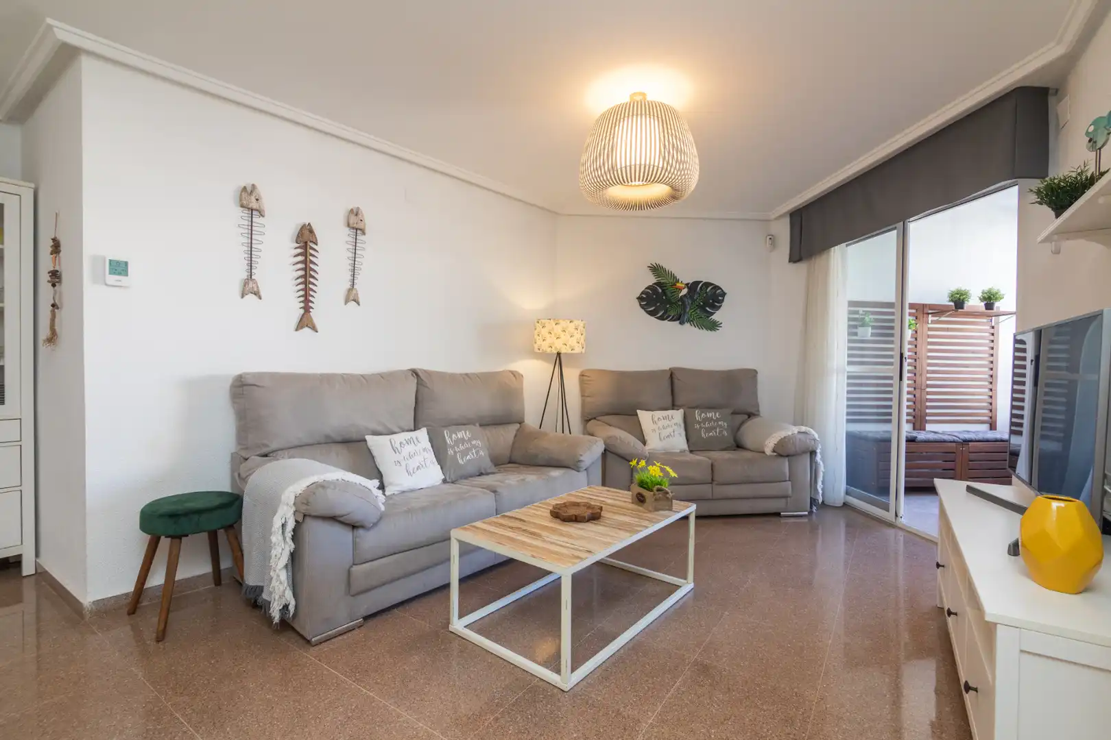 Sala d'estar de Pis en venda en Santa Pola amb Aire condicionat, Terrassa i Traster