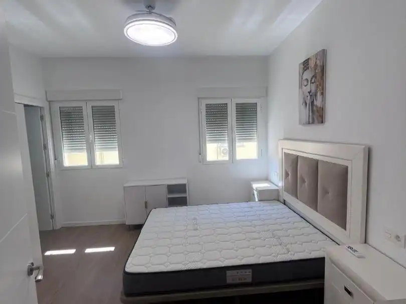 Bedroom of Flat for rent in Mérida  with Air Conditioner, Parquet flooring and Furnished
