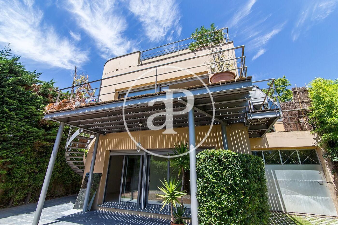 Garden of House or chalet for sale in  Barcelona Capital  with Air Conditioner, Heating and Private garden