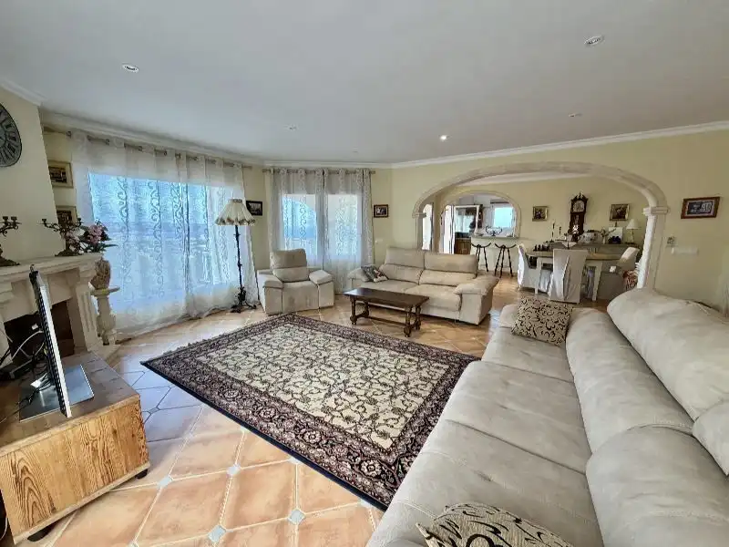 Sala de estar de Casa o chalet de alquiler en Jávea / Xàbia con Aire acondicionado, Calefacción y Jardín privado