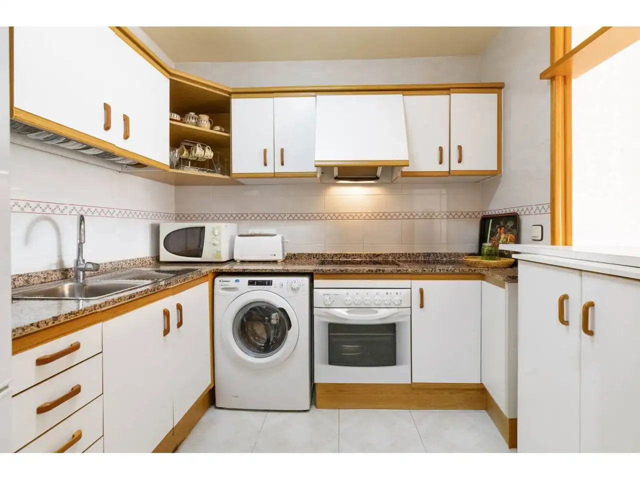 Kitchen of Flat for sale in Cambrils  with Air Conditioner, Terrace and Furnished