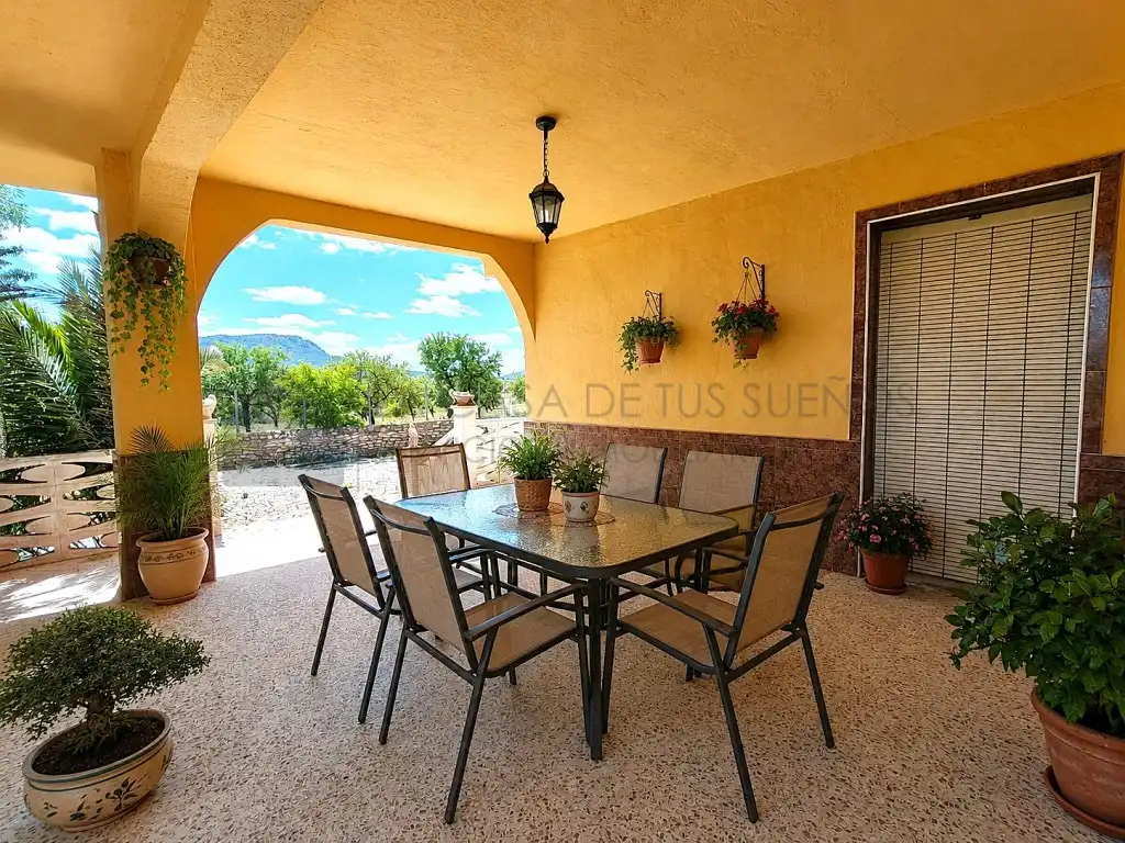 Terraza de Finca rústica en venta en Sax