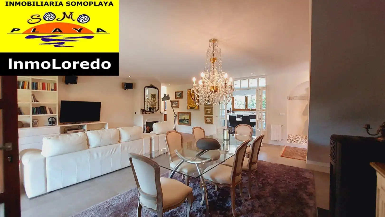 Sala d'estar de Casa o xalet en venda en Ribamontán al Mar amb Calefacció, Jardí privat i Terrassa