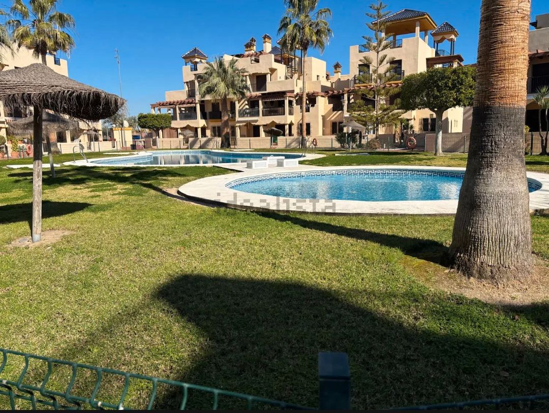 Garden of Planta baja to rent in Vera  with Air Conditioner, Heating and Private garden
