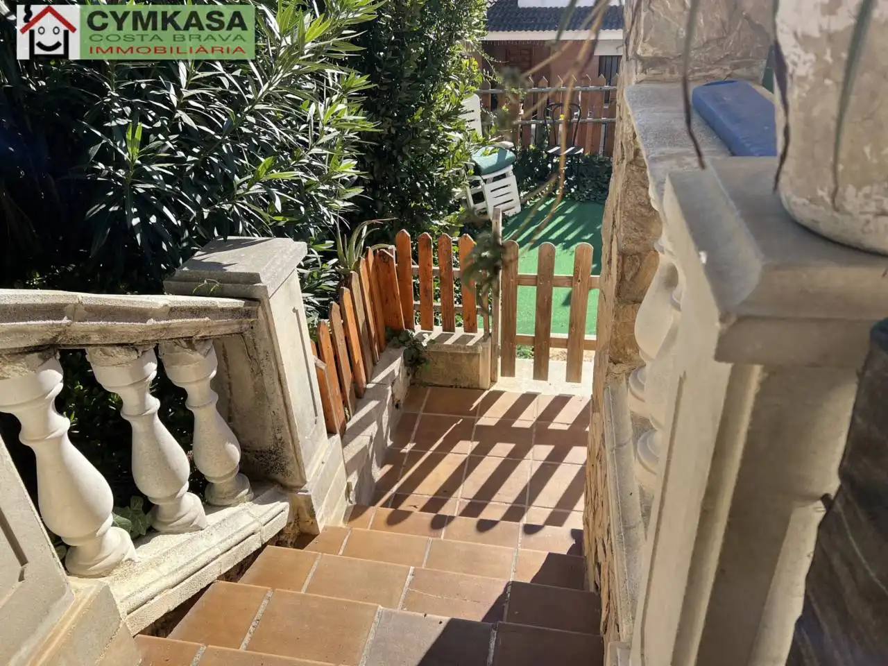 Garden of Detached homes for sale in Lloret de Mar  with Air Conditioner, Terrace and Alarm