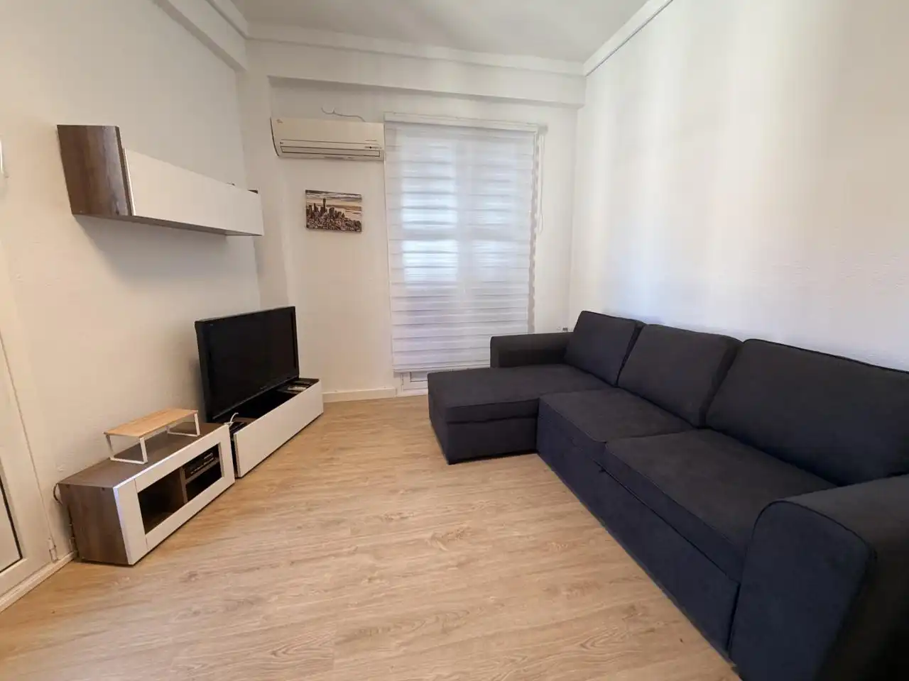 Sala de estar de Piso de alquiler en Alicante / Alacant con Aire acondicionado y Amueblado