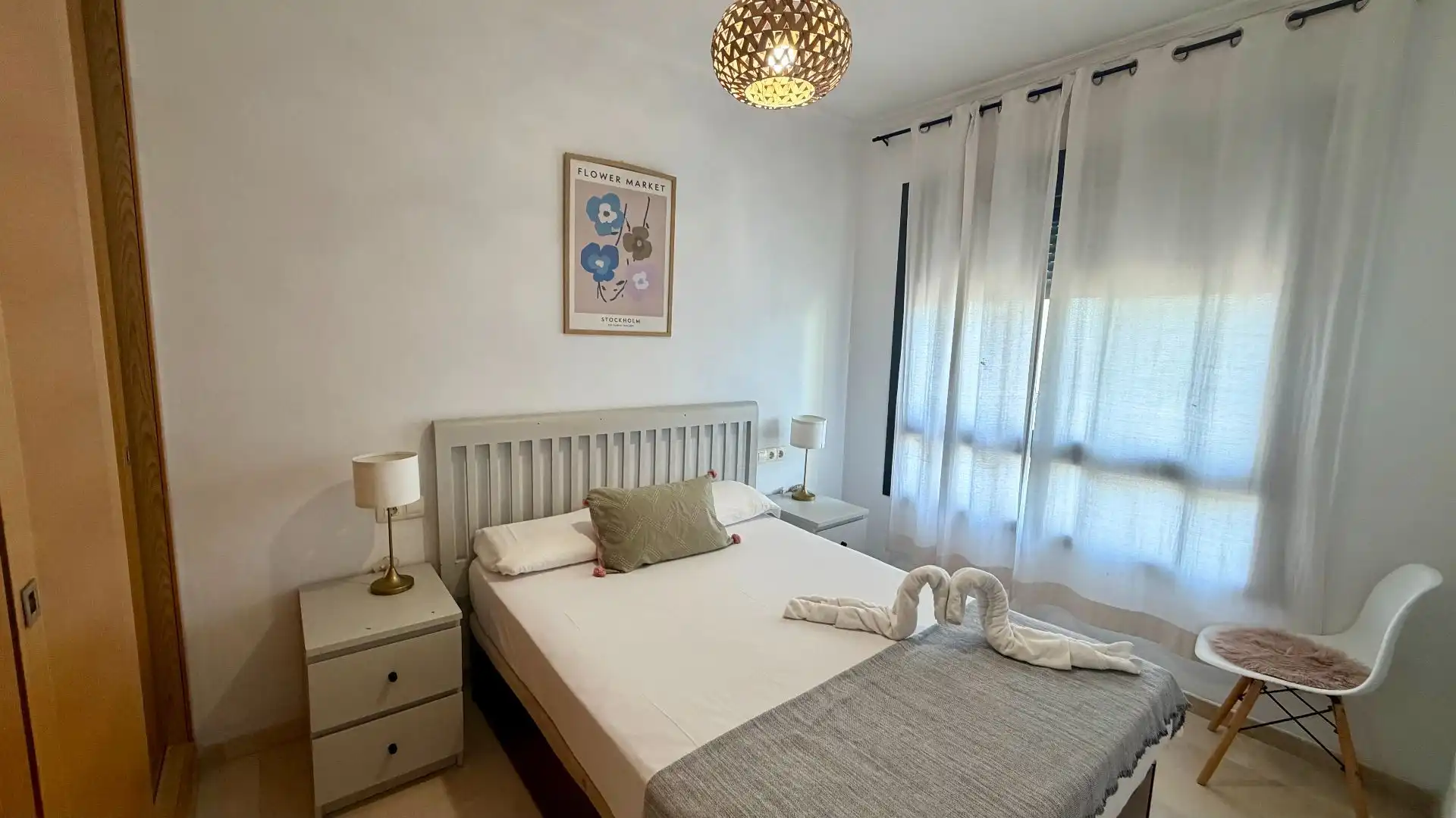 Bedroom of Apartments for rent in Los Boliches 