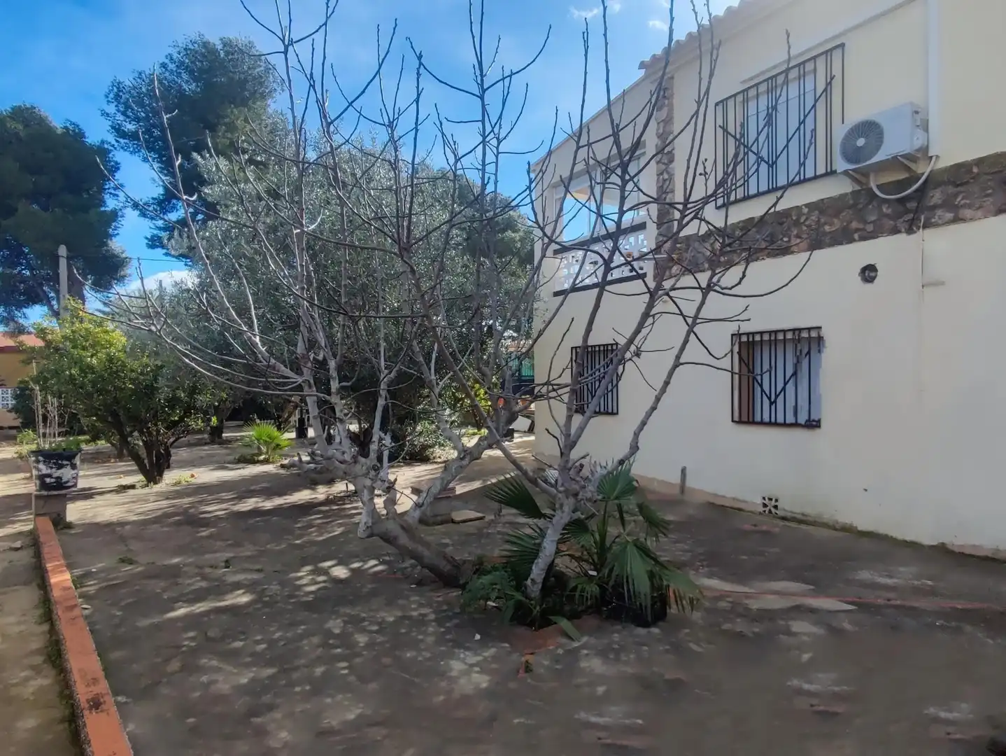 Vista exterior de Finca rústica en venda en Montserrat amb Calefacció, Terrassa i Piscina