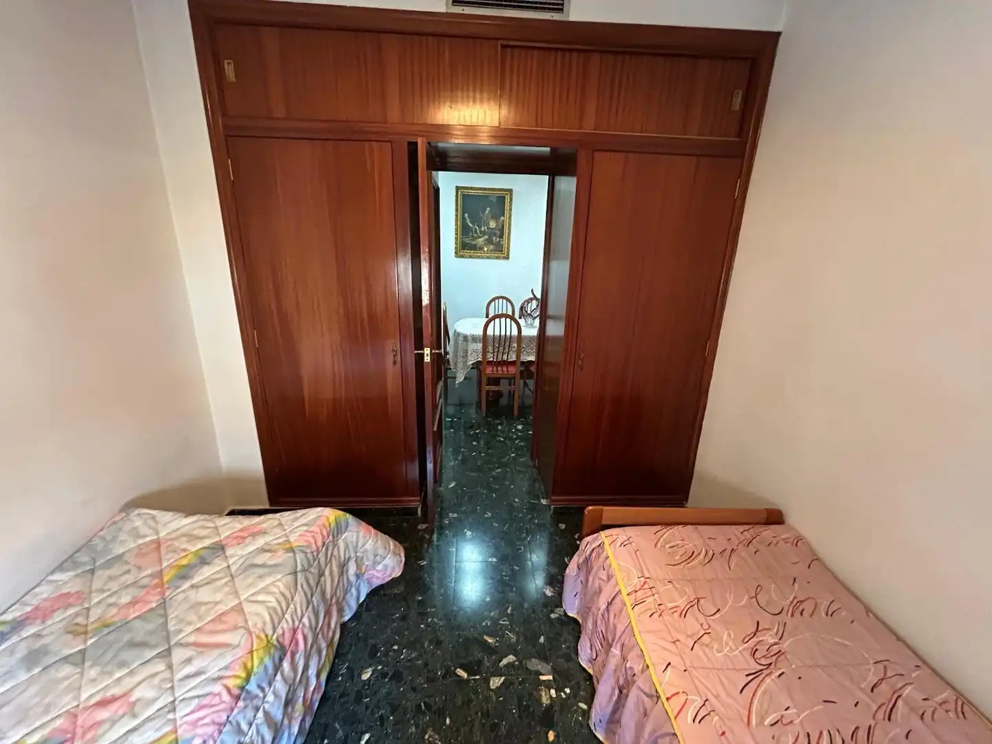 Bedroom of Flat for sale in Valencia  with Air Conditioner, Terrace and Balcony