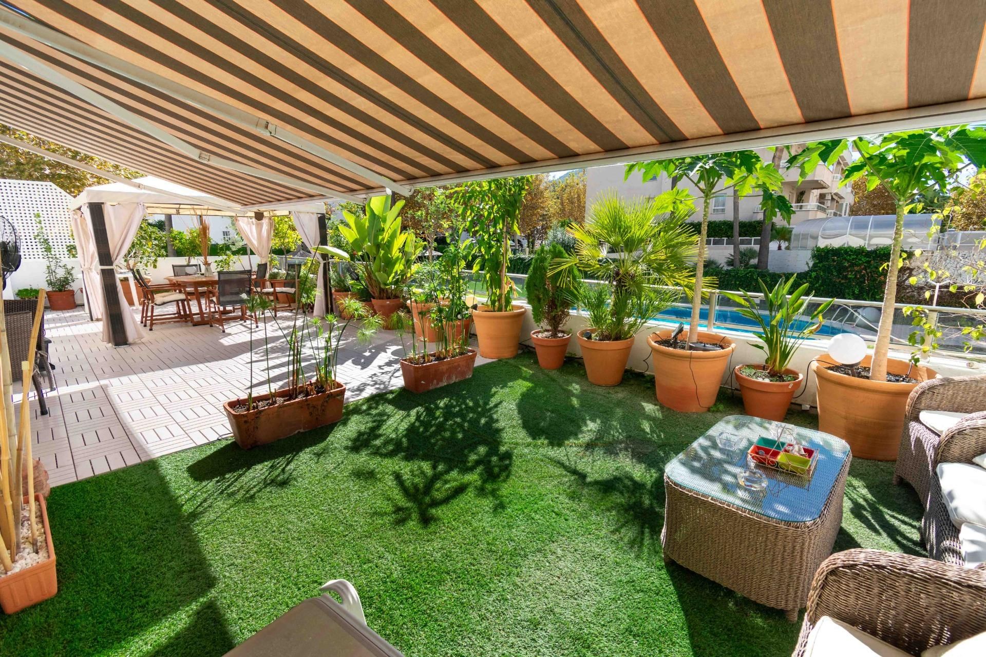 Terrassa de Planta baixa en venda en L'Alfàs del Pi amb Aire condicionat, Calefacció i Jardí privat