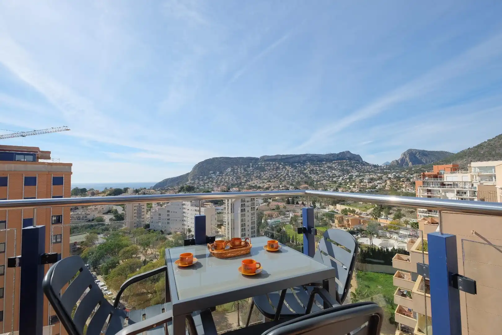 Terrace of Attic for sale in Calpe / Calp  with Air Conditioner, Heating and Private garden